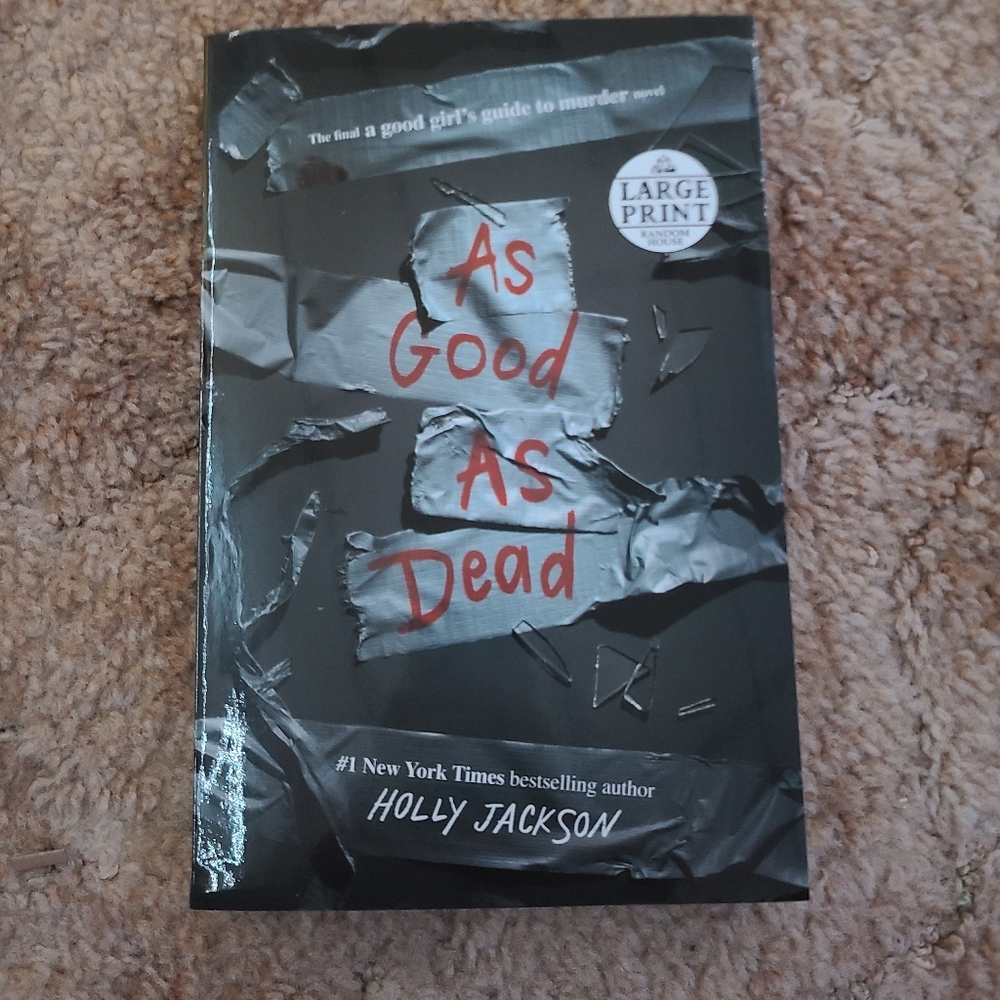as good as dead by Holly Jackson large print